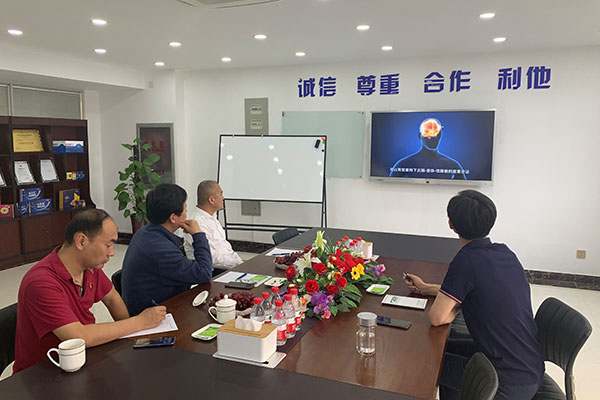 阳明心学实修学者张恒智老师到QY千亿国际指导交流